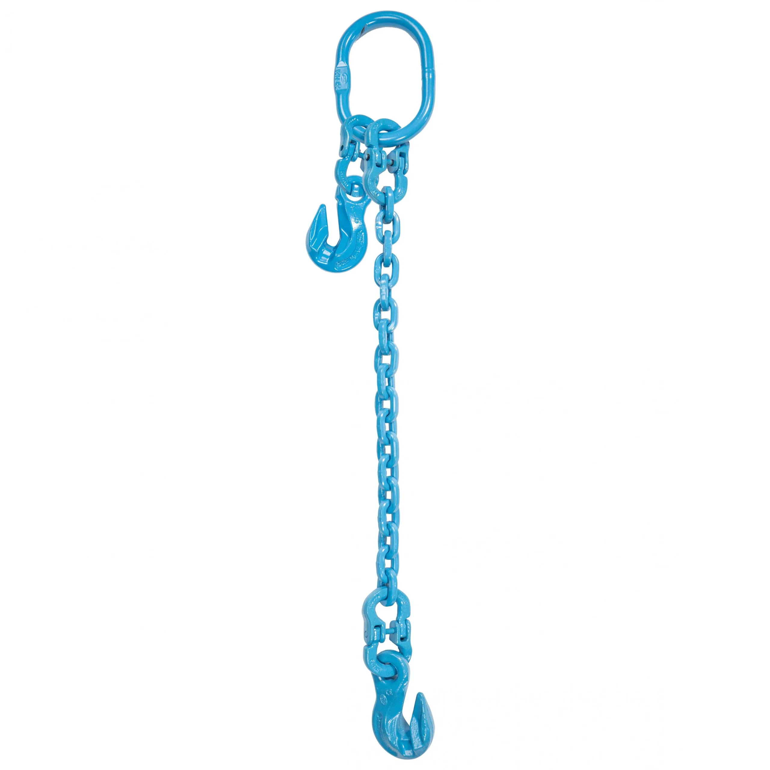 1/2" x 15' PewagAdjustable Single Leg Chain Sling w/ Grab Hook - Grade 120