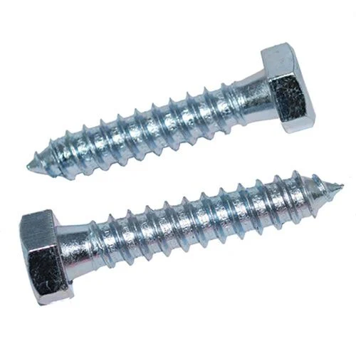 1/2" X 2-1/2" Hex Lag Screw Zinc (2/ Bag)
