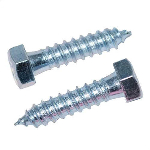 1/2" X 2" Hex Lag Screw Zinc (2/ Bag)