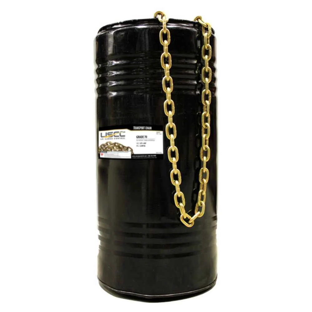 1/2" x 200' Transport Chain Drum | Grade 70