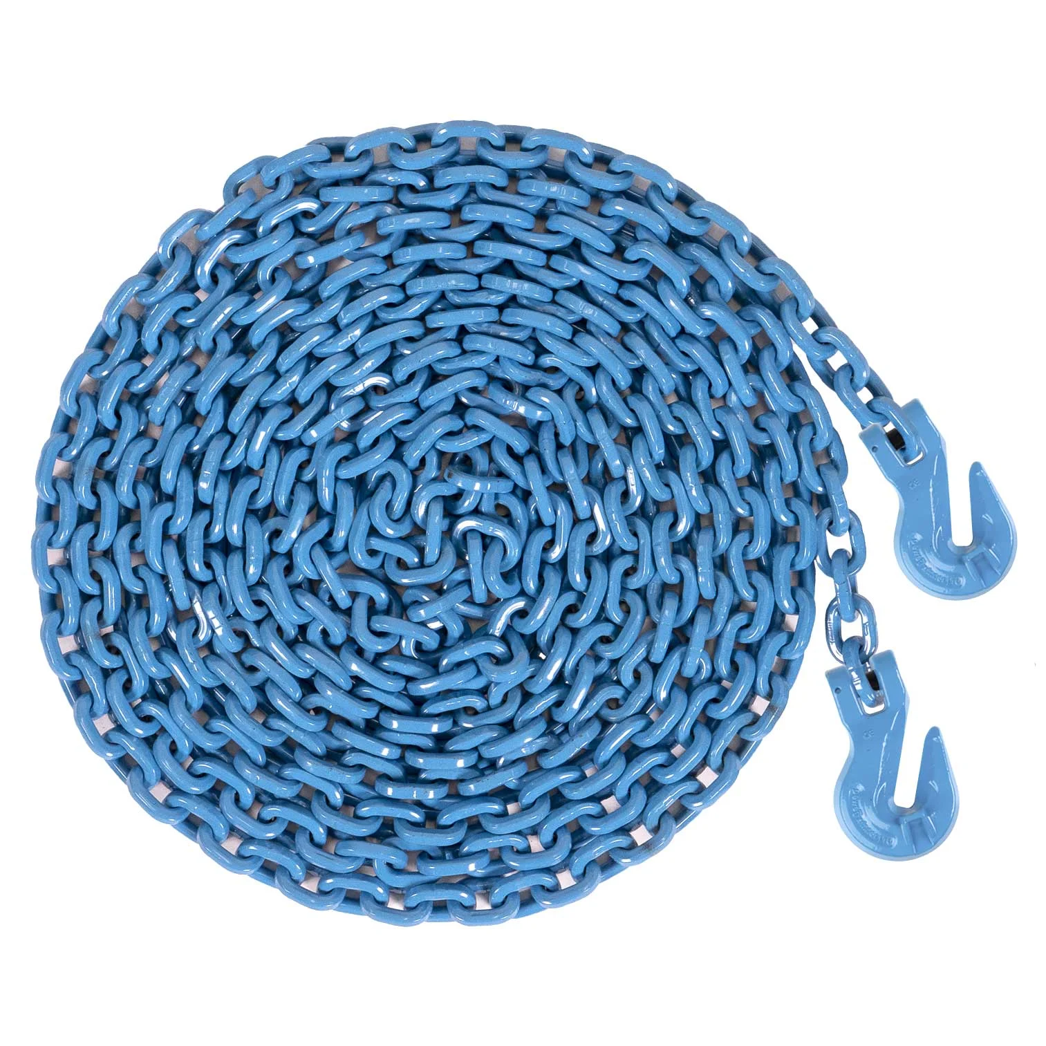 1/2" x 25' Tie Down Chain with Eye Grab Hooks | Grade 120
