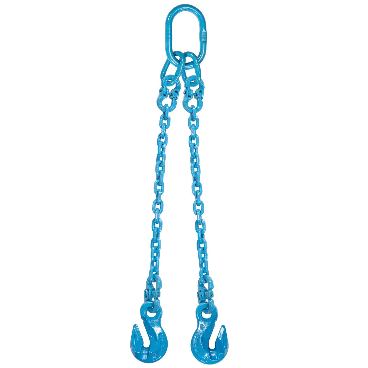 1/2" x 3' Pewag 2 Leg Chain Sling w/ Grab Hooks - Grade 120