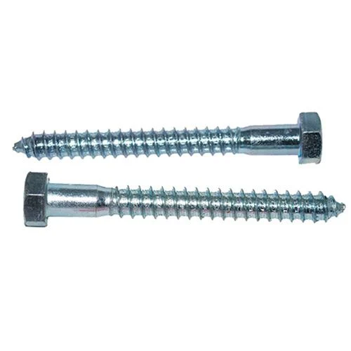 1/2" X 4-1/2" Hex Lag Screw Zinc (2/ Bag)