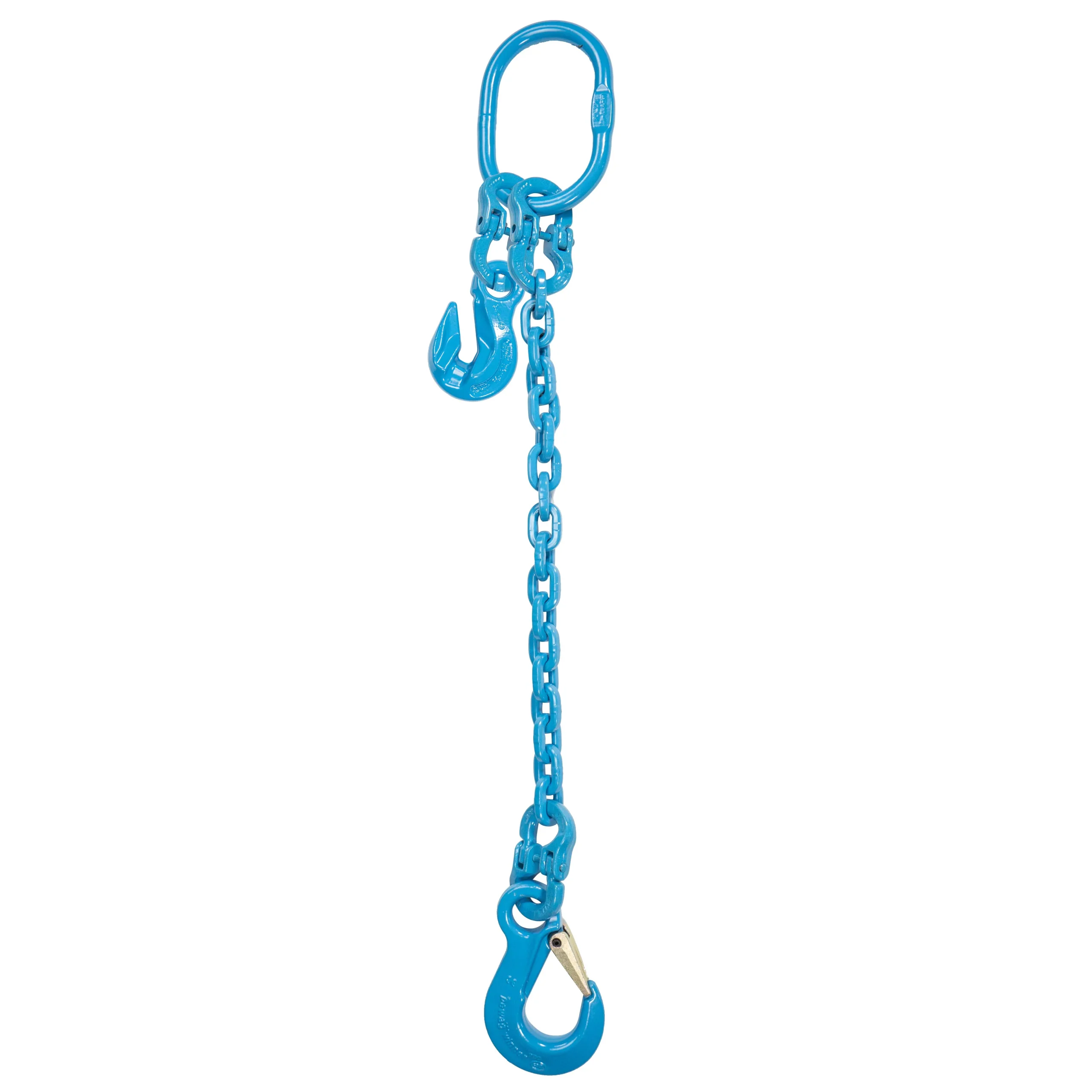 1/2" x 5' PewagAdjustable Single Leg Chain Sling w/ Sling Hook - Grade 120