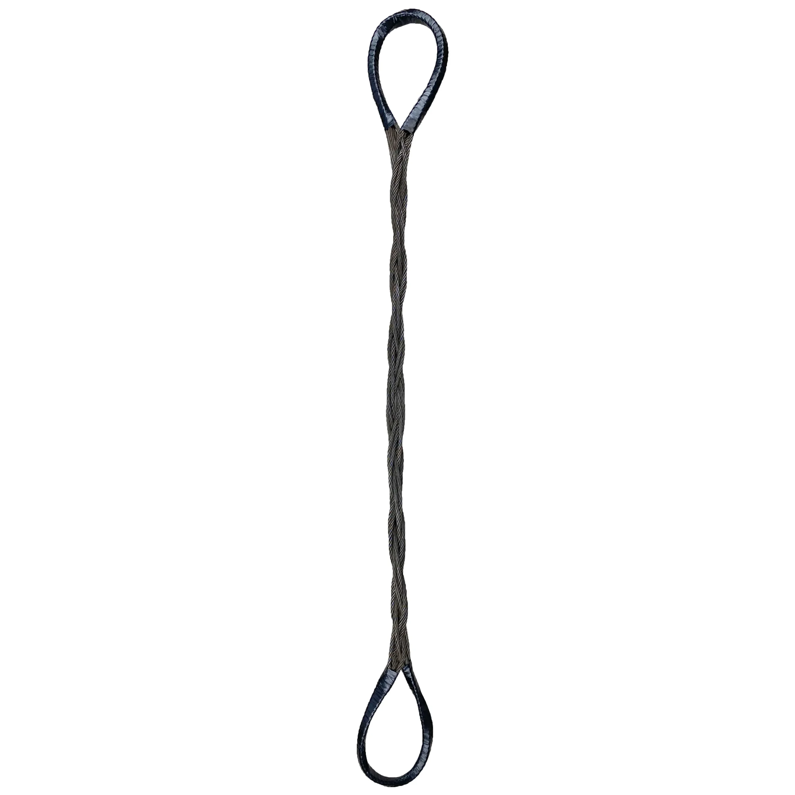 1/2" x 6' Eight Part Braided Wire Rope Sling