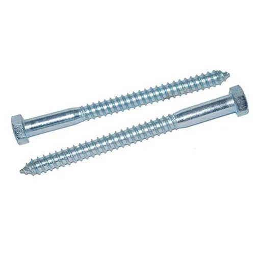 1/2" X 6" Hex Lag Screw Zinc (2/ Bag)