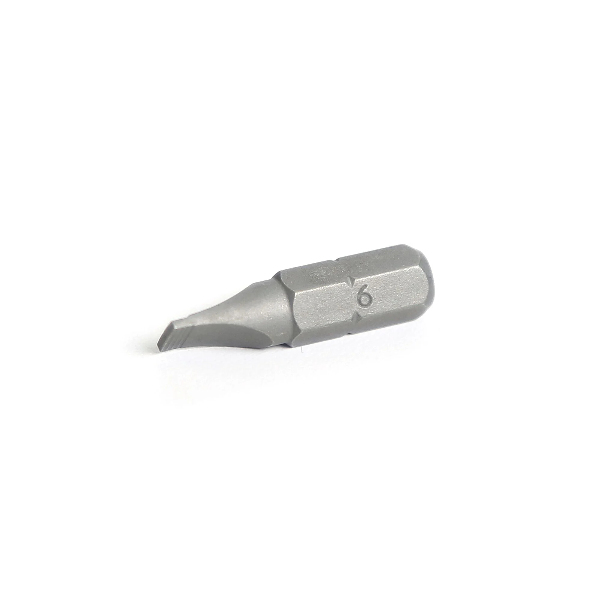 1/4" Hex Drive Slotted Bit 1" - 6mm
