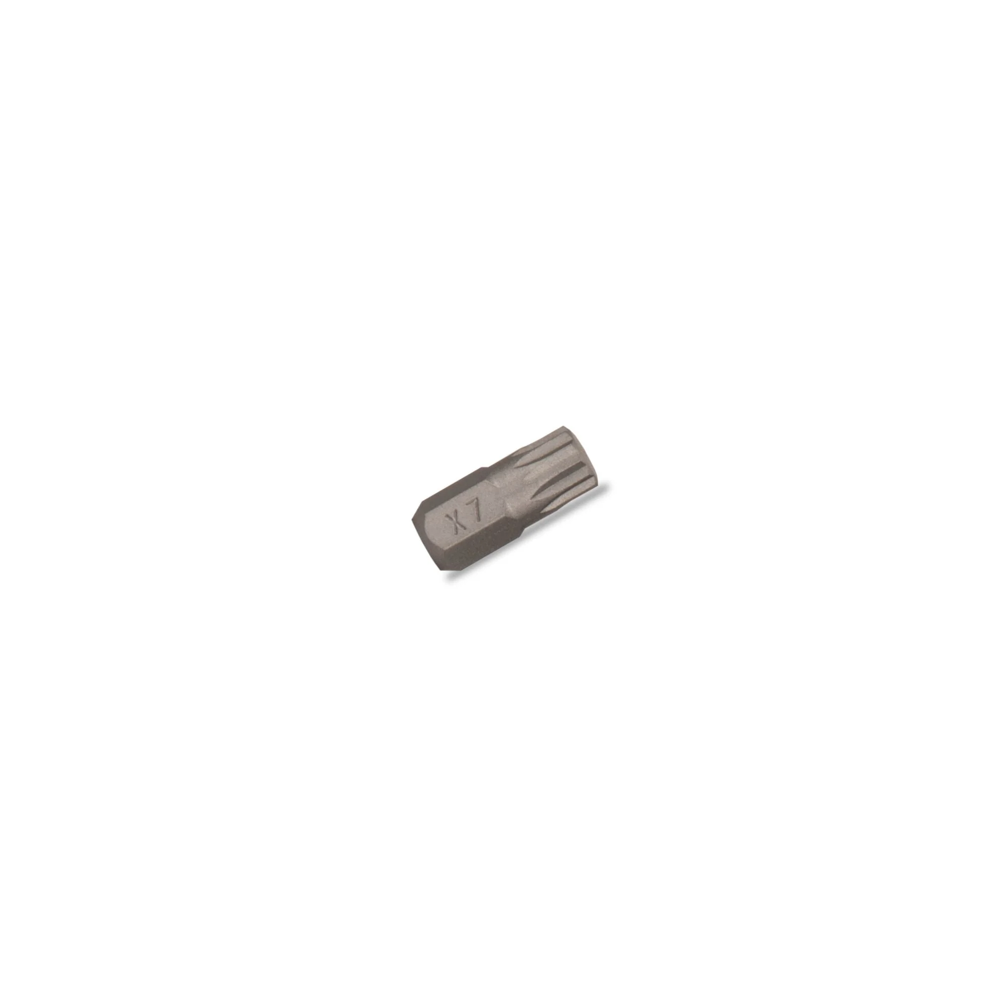 1/4" Hex Drive Stubby Triple Square Bit - 7mm