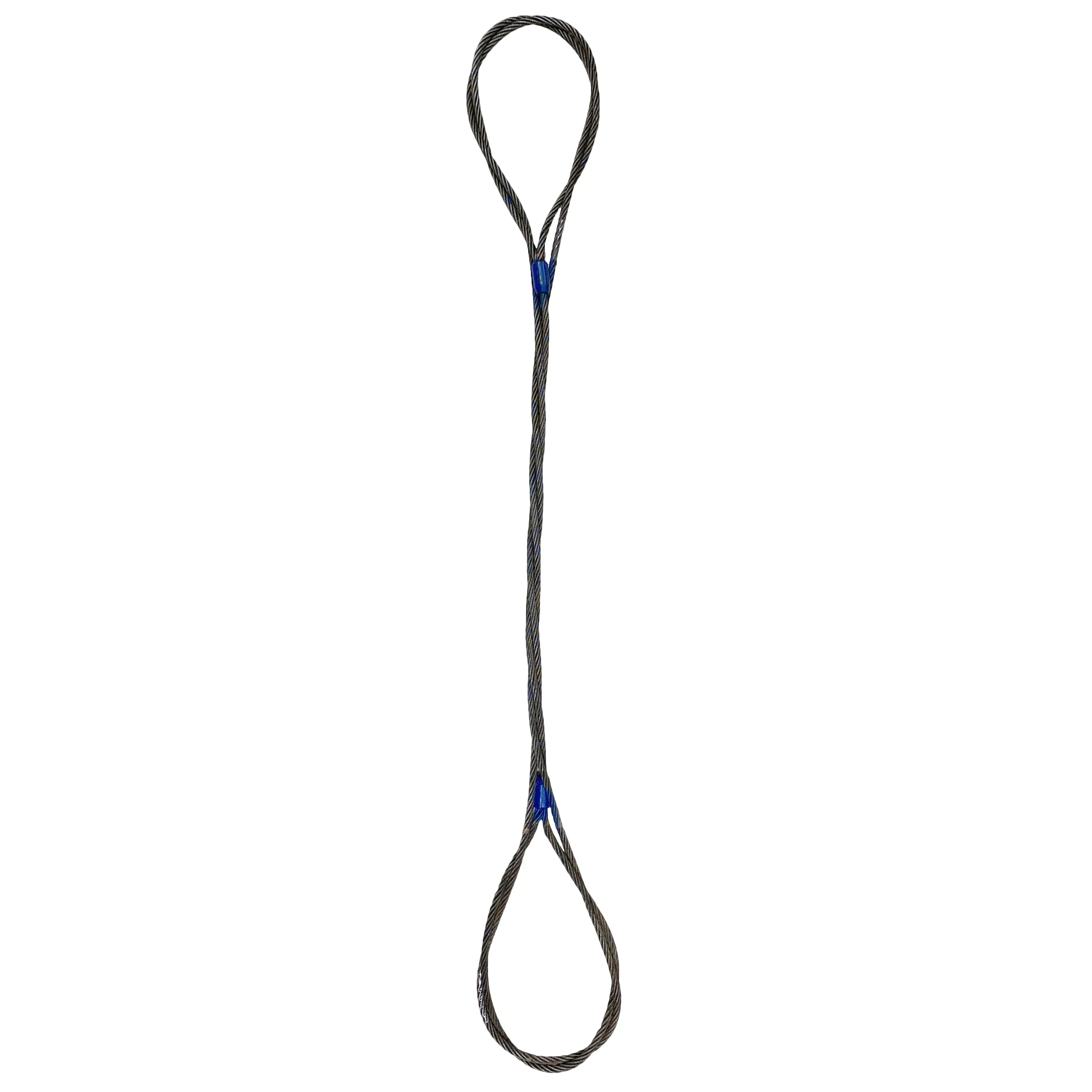1/4" x 10' Three Part Braided Wire Rope Sling