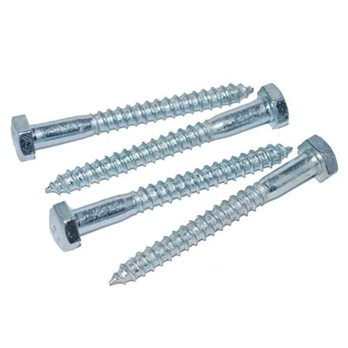 1/4" X 2-1/2" Hex Lag Screw Zinc (4/ Bag)