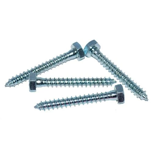 1/4" X 2" Hex Lag Screw Zinc (4/ Bag)