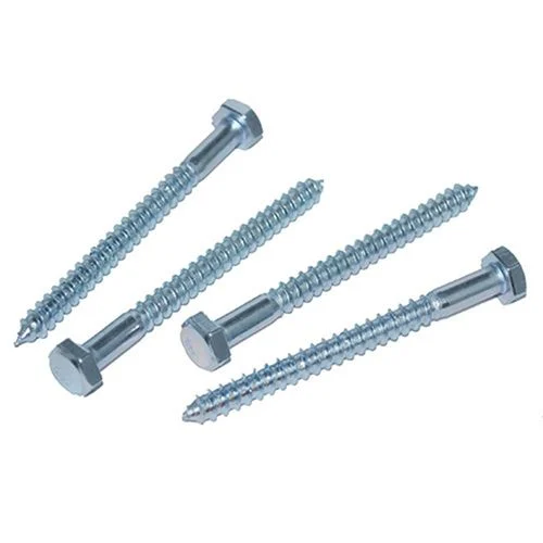1/4" X 3" Hex Lag Screw Zinc (4/ Bag)