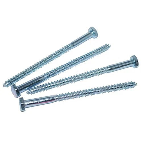 1/4" X 4" Hex Lag Screw Zinc (4/ Bag)