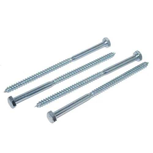 1/4" X 5" Hex Lag Screw Zinc (4/ Bag)
