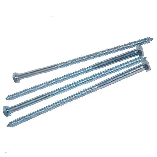 1/4" X 6" Hex Lag Screw Zinc (4/ Bag)