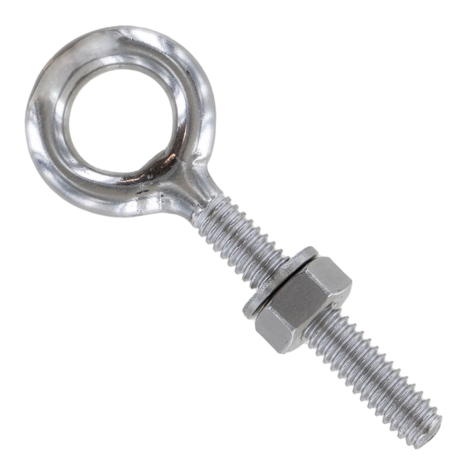 1/4" x1-9/16 Stainless Steel Type 316 Welded Eye Bolt
