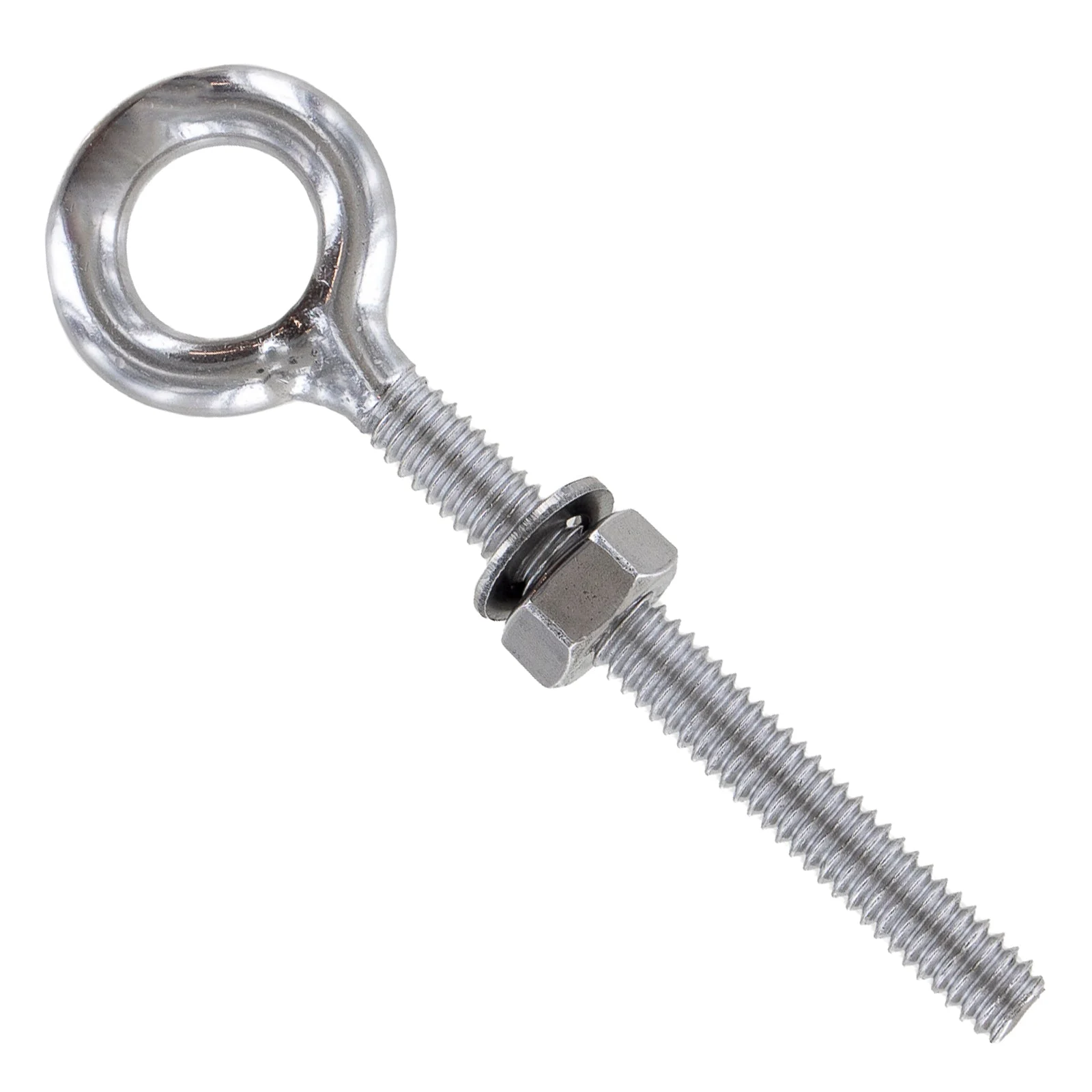1/4" x2-3/8 Stainless Steel Type 316 Welded Eye Bolt