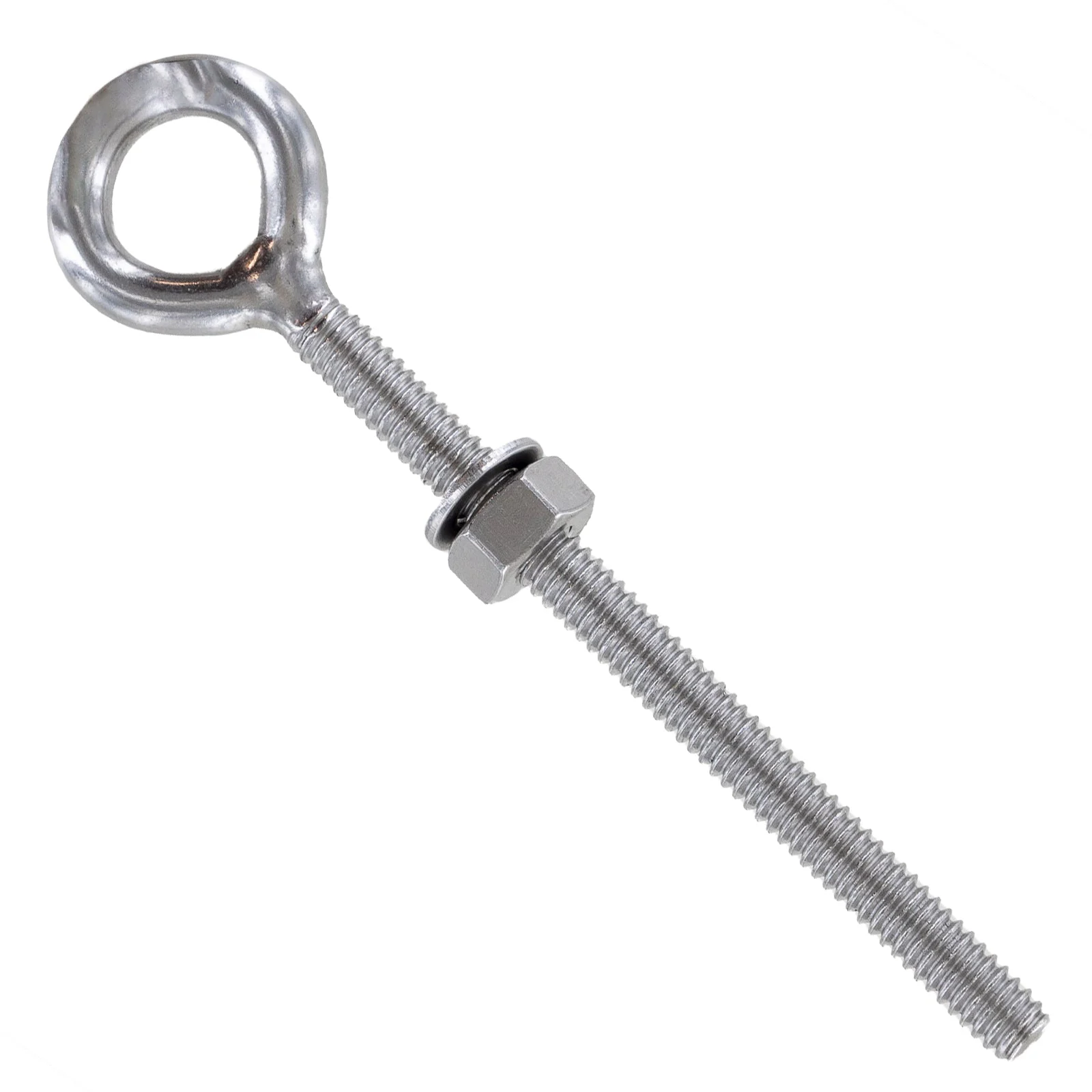 1/4" x3-3/16" Stainless Steel Type 316 Welded Eye Bolt