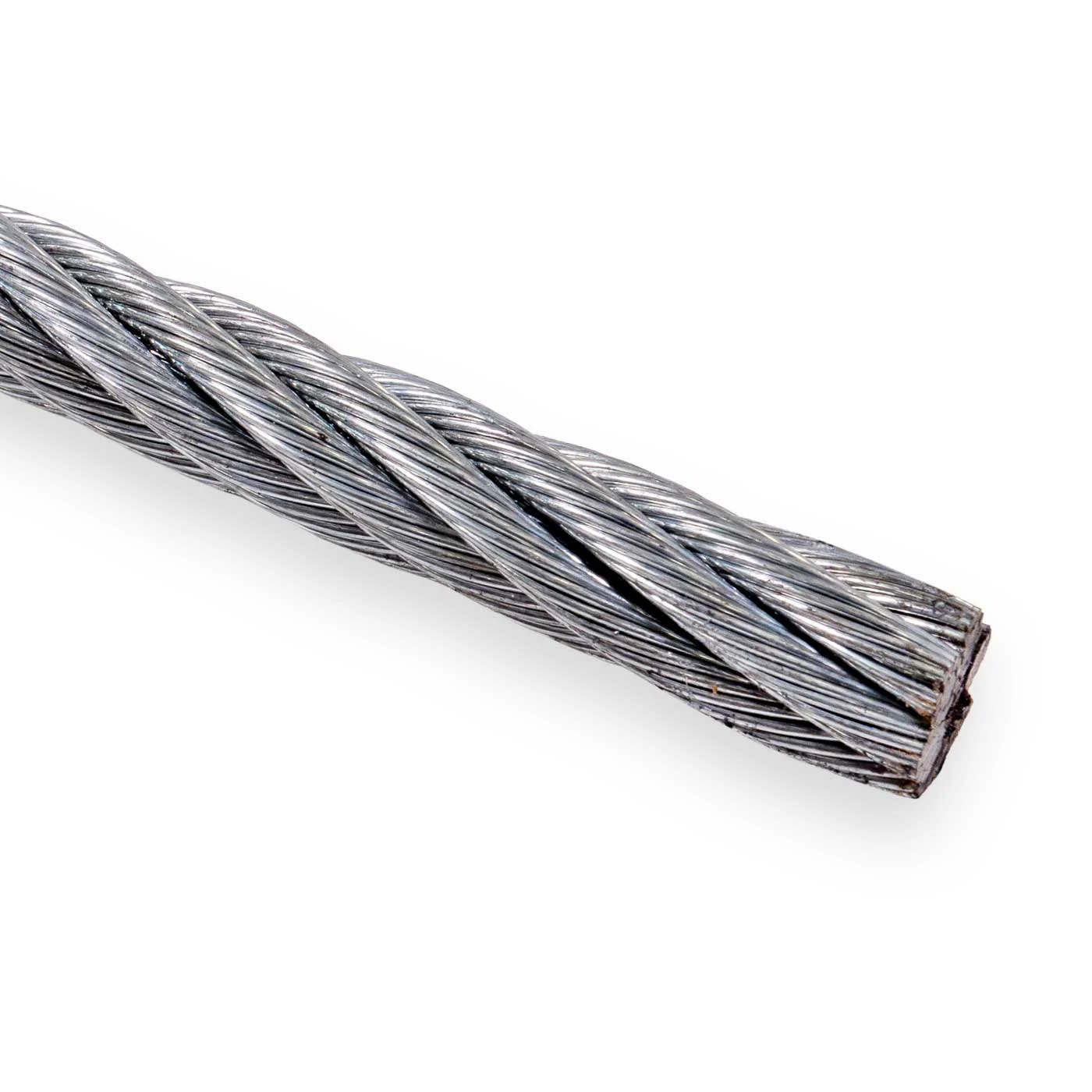 1" 6x19 Galvanized Wire Rope - EIPS IWRC | Linear Foot