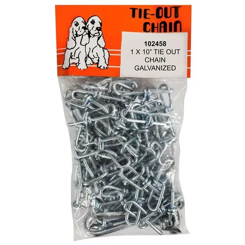 #1 Chain x 10 Feet Tie Out Dog Chain