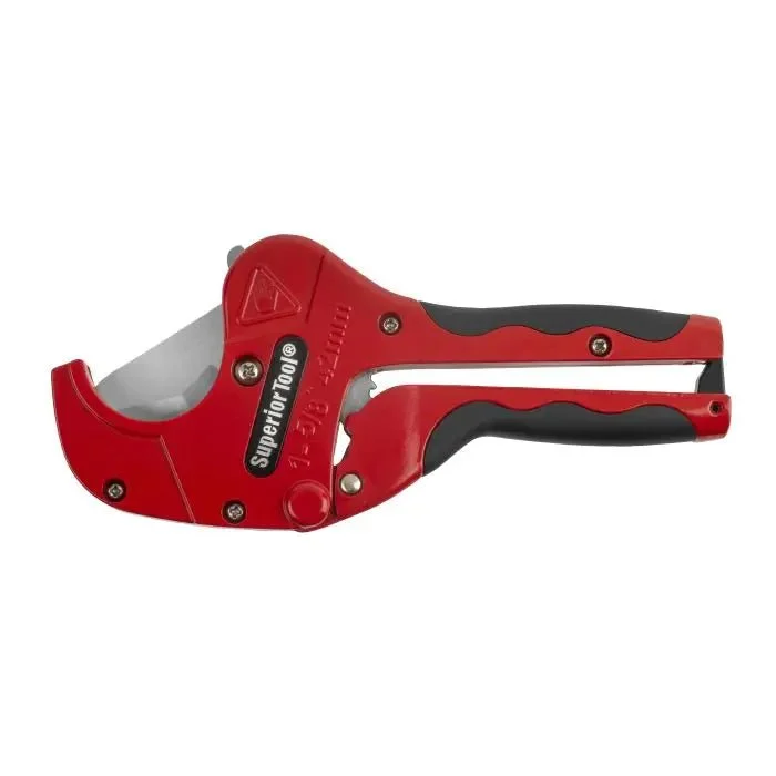 1“ Soft Grip Ratcheting PVC Cutter - Case of 2
