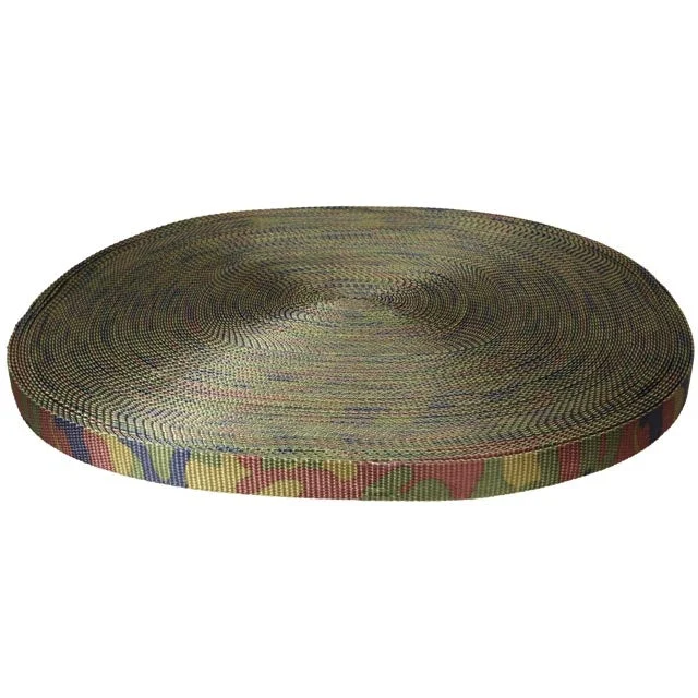 1" x 300' 4.5K Polyester Cargo Webbing - Camo
