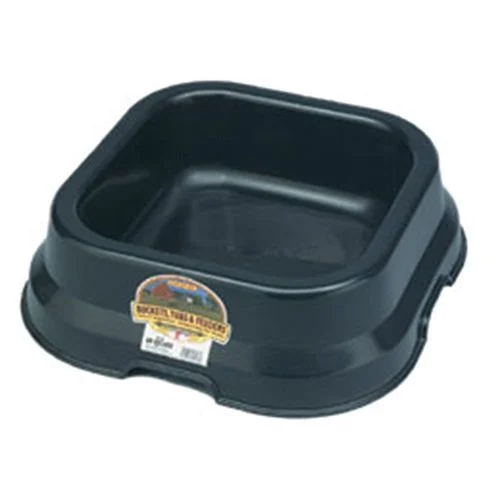10 Quart Feeder Pan Black