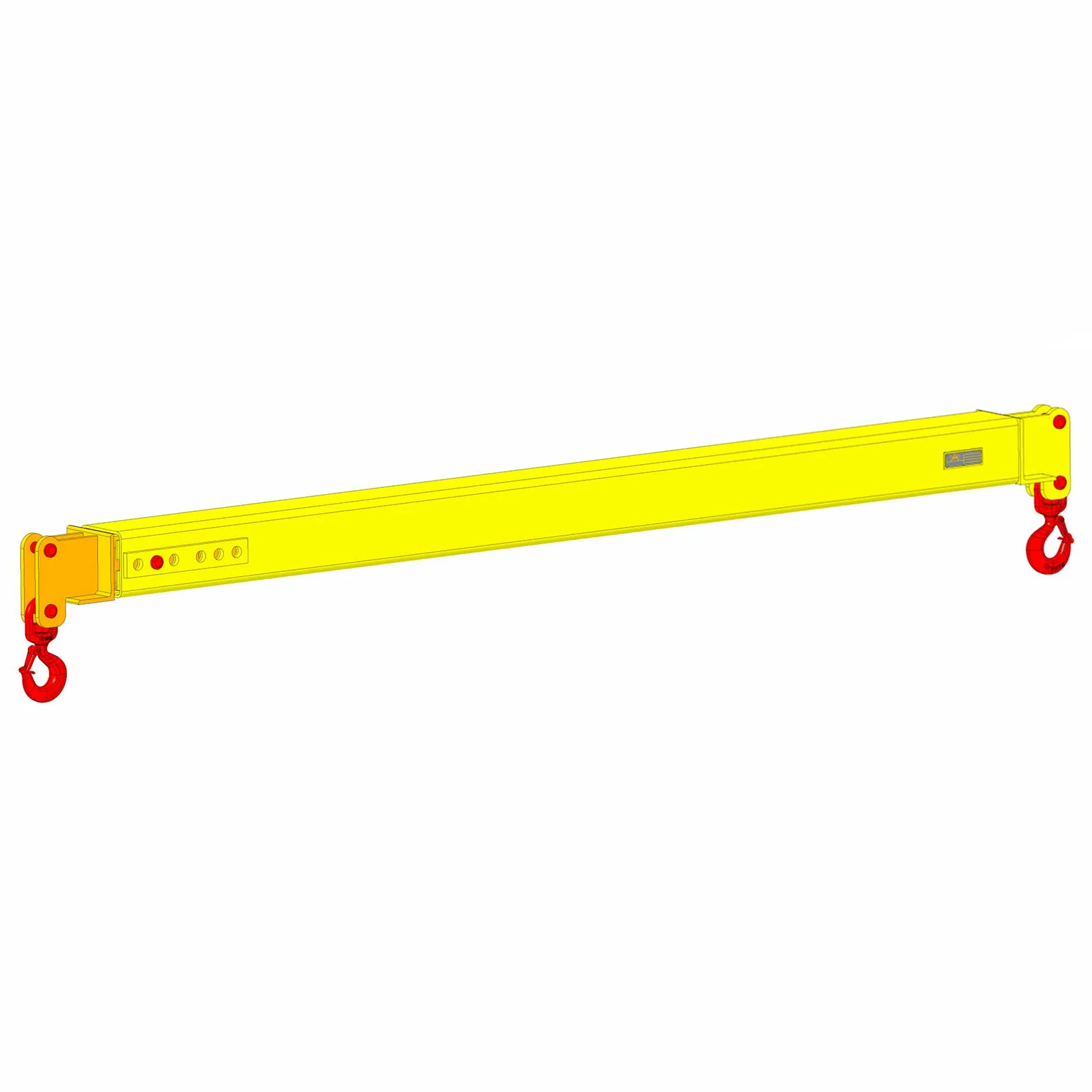 10 Tons x 12 - 20' Adjustable Spreader Beam