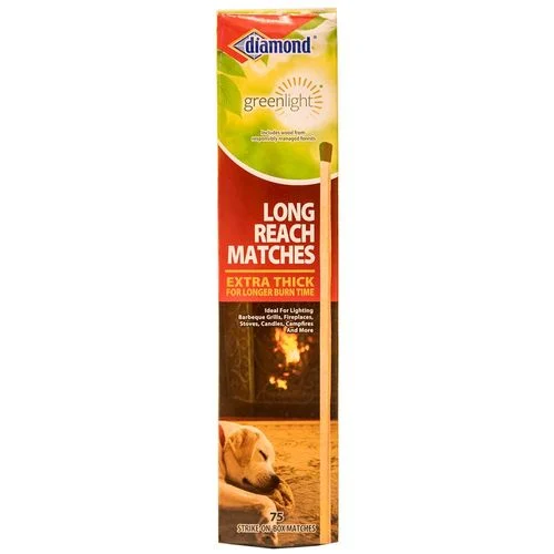 11" Long Reach Grill Match Box, 50 Count