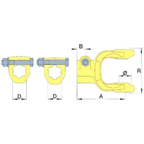 1108010 1 3/8-6 YOKE INTERFERING BOLT #8
