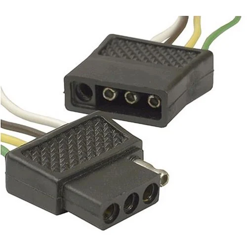 12-403p 4 Pole Molded Flat Connector