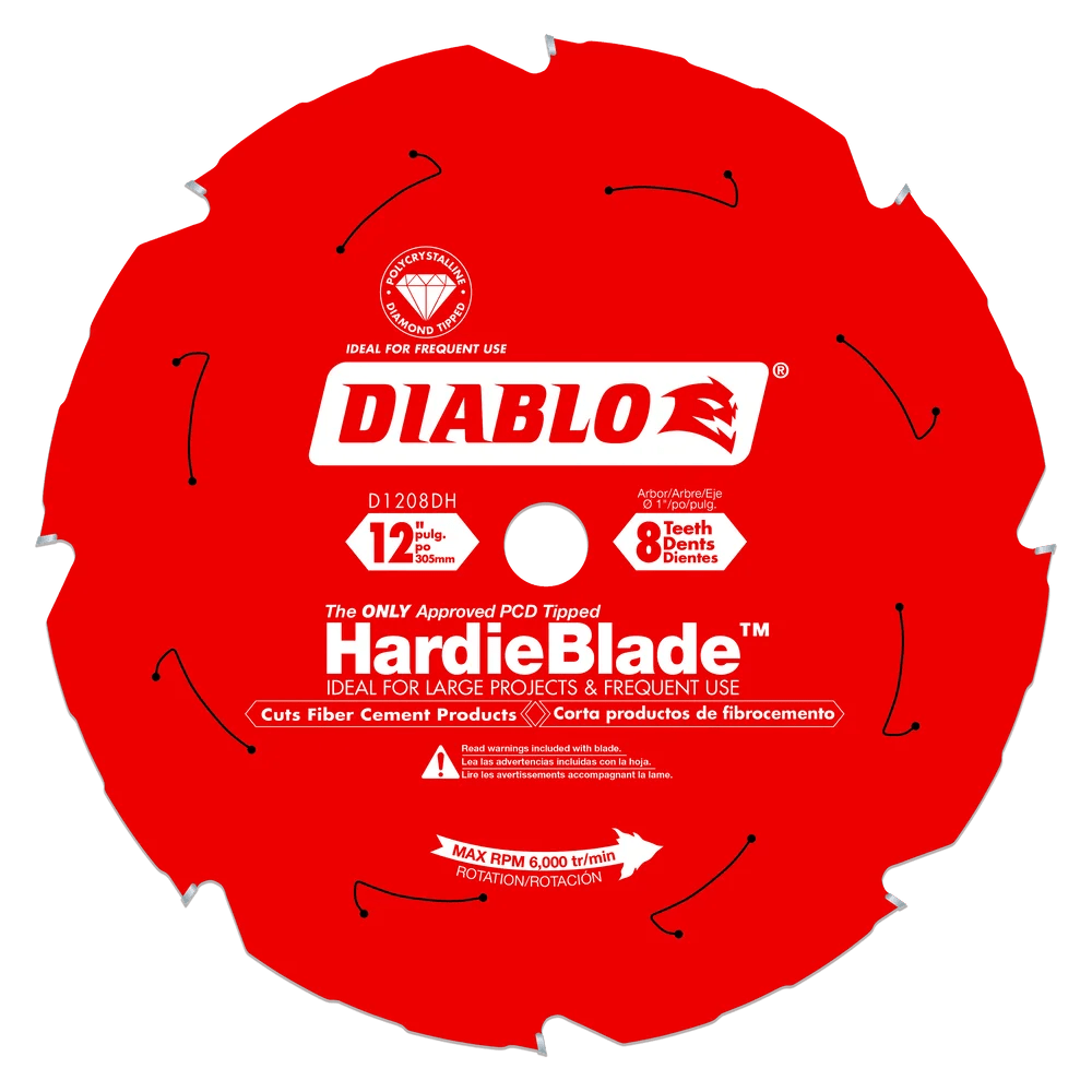 12 in. x 8 Tooth Fiber Cement - 3 per Order