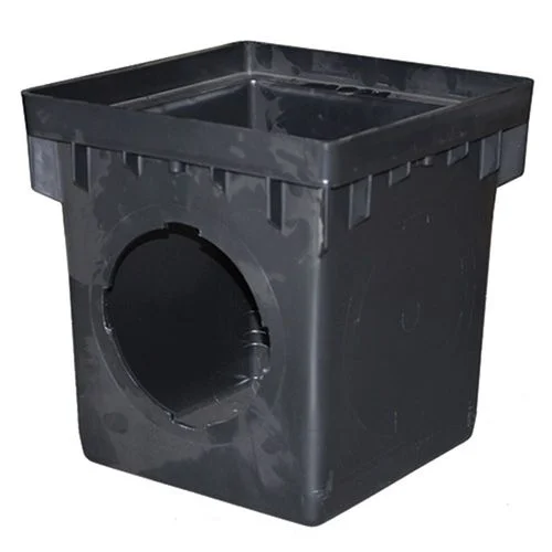 12" Square Basin with 2 Outlets