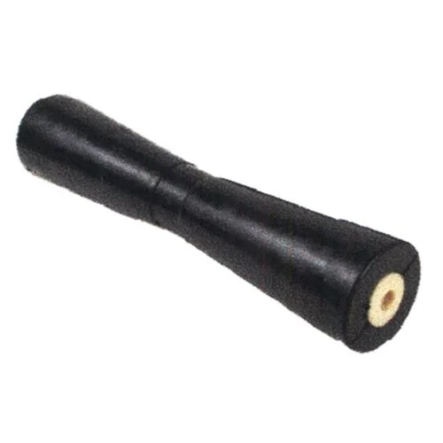 12" Wide Bracket Keel Roller Heavy Duty Rubber 5/8" Shaft