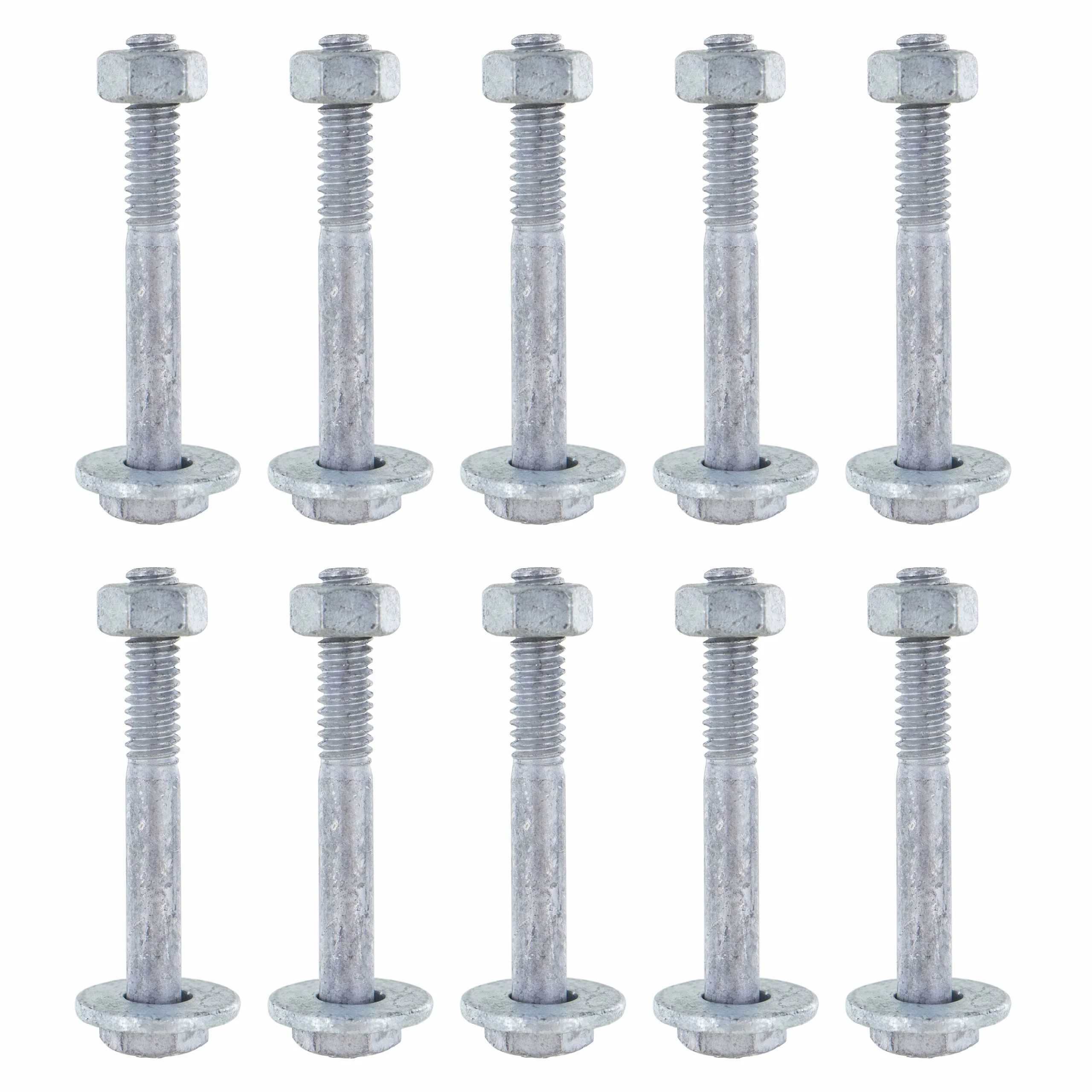 #14 E-Track Fastener Pack 2" Hex Bolt, Nut & Washer (10 pk)