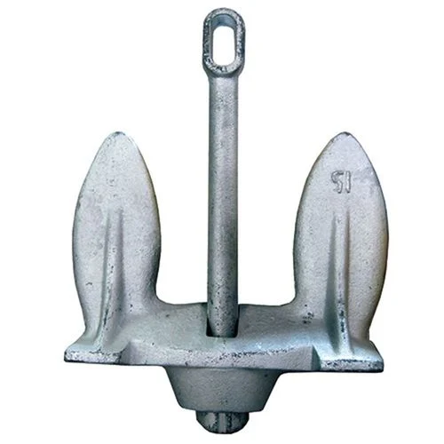 15 Lb. Navy Anchor Silver Painted