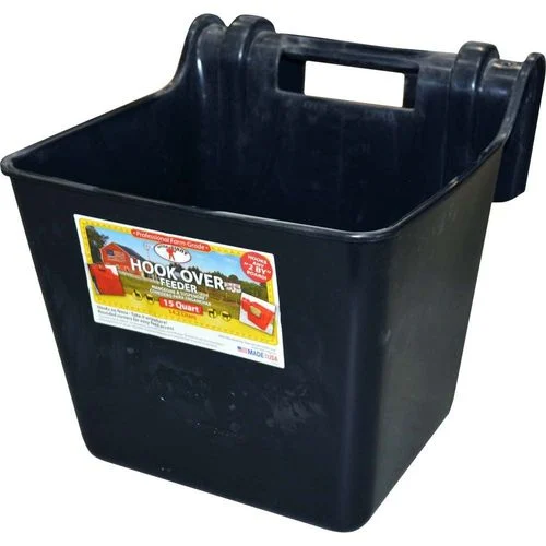 15 Quart Black Hook Over Feeder