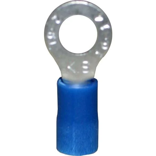 #16-#14 AWG Vinyl-Insulated Ring Terminals (8 to 10 AWG Stud) 22 pack