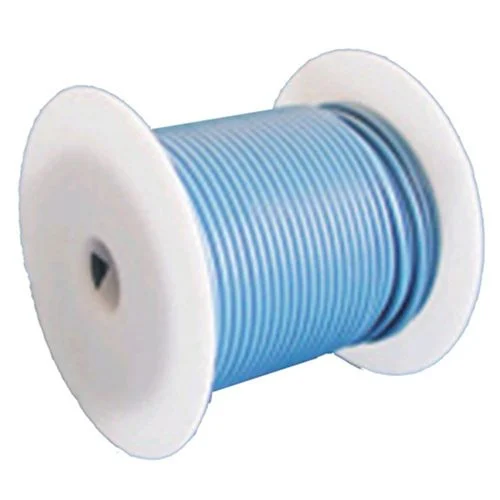 16 Gauge Single Conductor Copper StrandedWire 100 Feet Roll Blue
