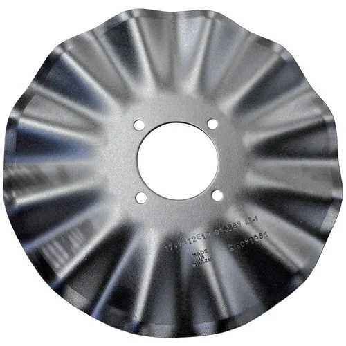 17" X 4MM, 4" RCH, 5-1/4" BCD Wavy Coulter Blade
