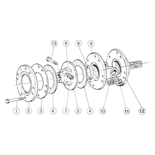 1704006 4 YOKE FOR FD1 SLIP CLUTCH-EUROC
