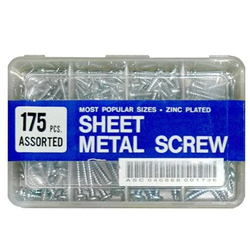 175 PIECE SHEET. METAL SCREW ASSORTMENT