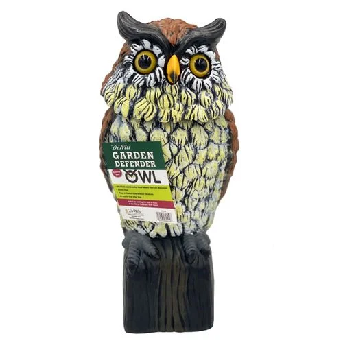 18'' HAND PAINTED ROTATING - HEAD OWL