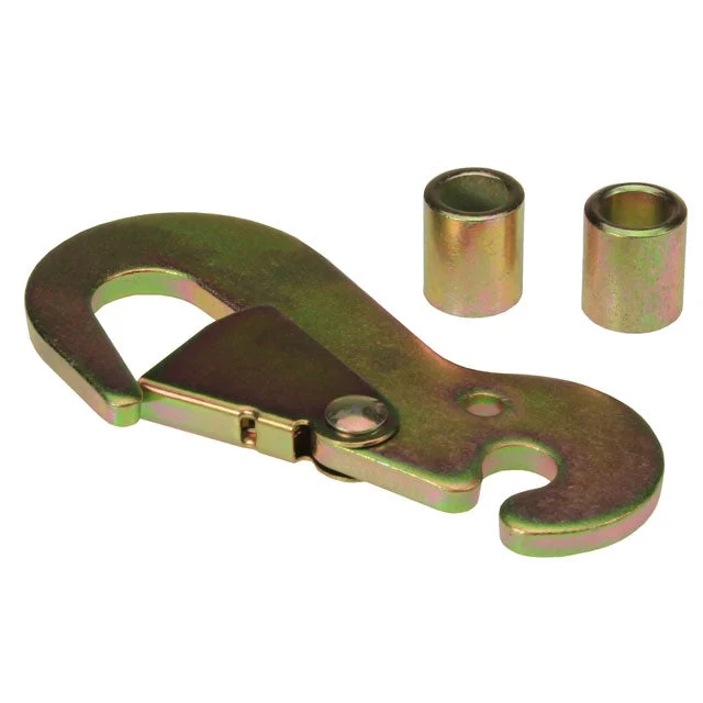 2" Flat Snap Hook w/ Spacers | 11,000 lbs. BS