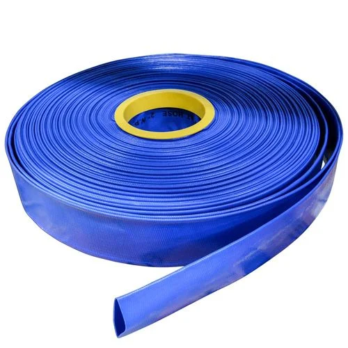 2" PVC Blue Lay Flat Discharge Hose 100' Boxed