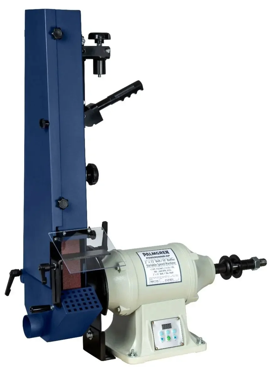 2" Variable Speed Belt Grinder Single Belt W/Buffer