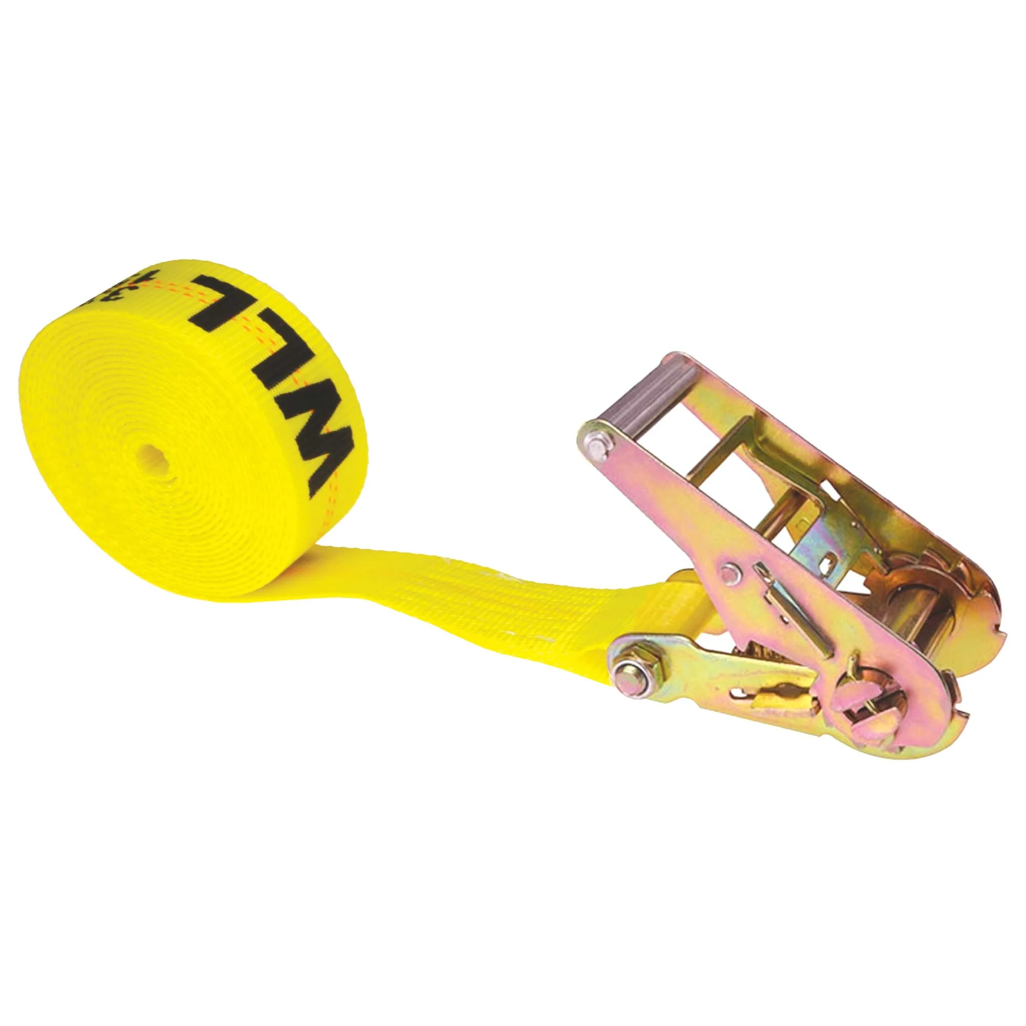 2" x 10' Heavy-Duty Endless Ratchet Strap | Yellow