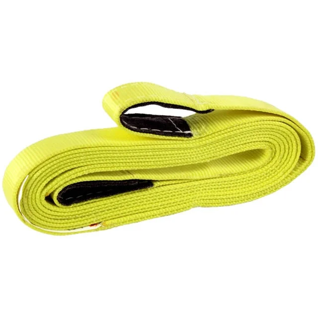 2" x 16' Heavy Duty Recovery Strap with Reinforced Cordura Eyes - 1 Ply | 8,000 WLL
