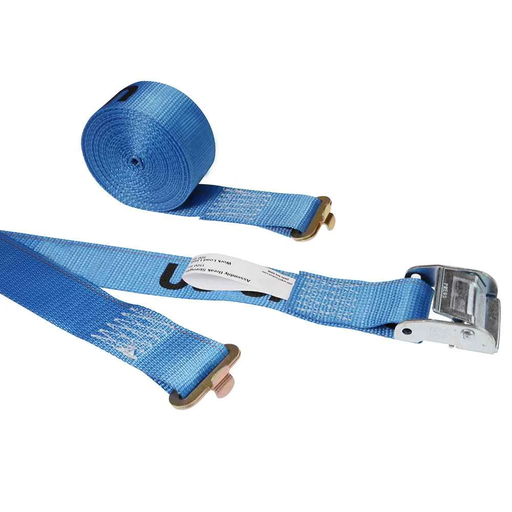 2" x 20' Blue Cam Strap w/ Butterfly Fittings