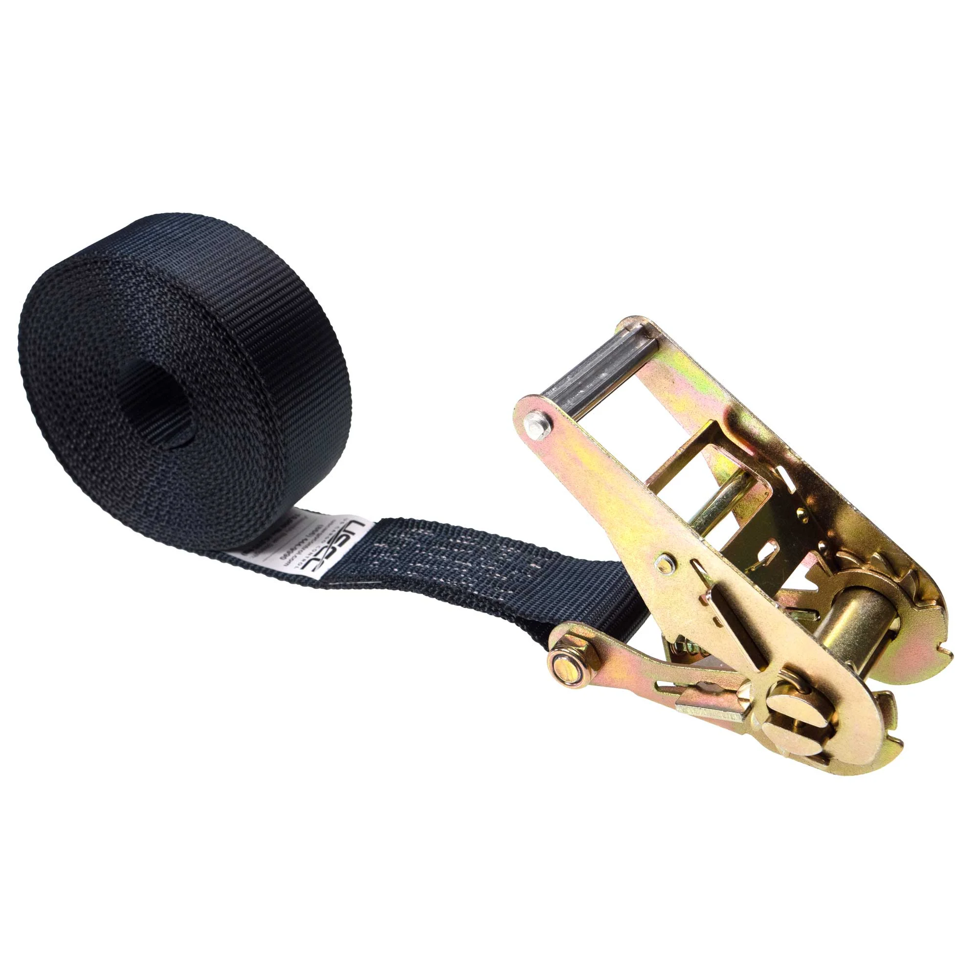 2" x 20' Heavy-Duty Endless Ratchet Strap | Black